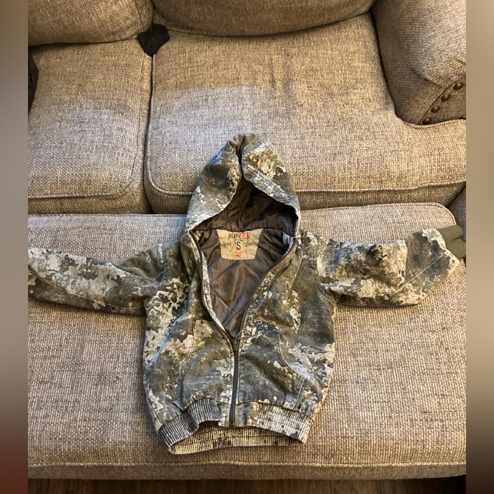 Kids Camouflage Hooded Jacket